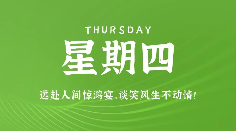 1月22日，星期四，在这里每天60秒读懂世界简报！